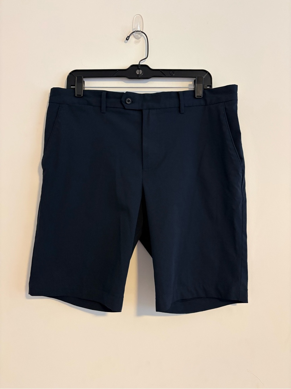 J.Lindeberg Navy Flat Front Performance Shorts